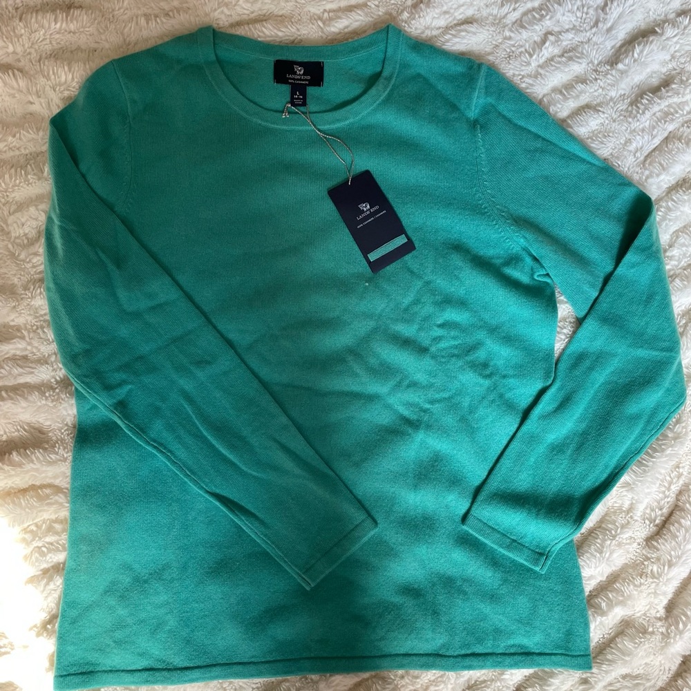 Lands end cashmere sweater NWT